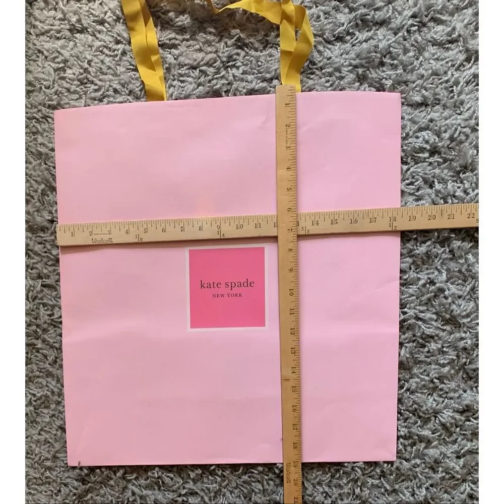 3 KATE SPADE Dust Bag Garment Cover Paper Logo Bag PINK LOT
